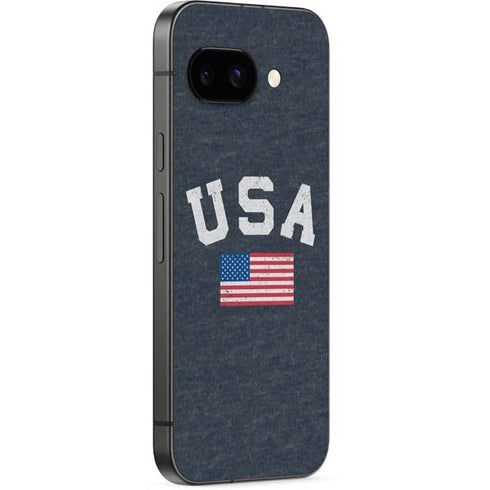 USA with American Flag Google Pixel 9a Skin